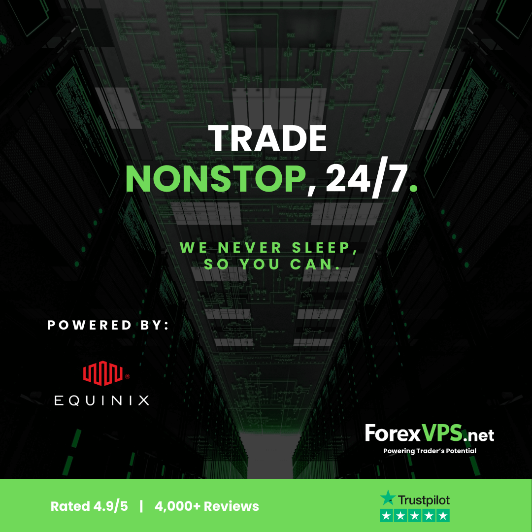 ForexVPS affiliate banner for prop firm traders